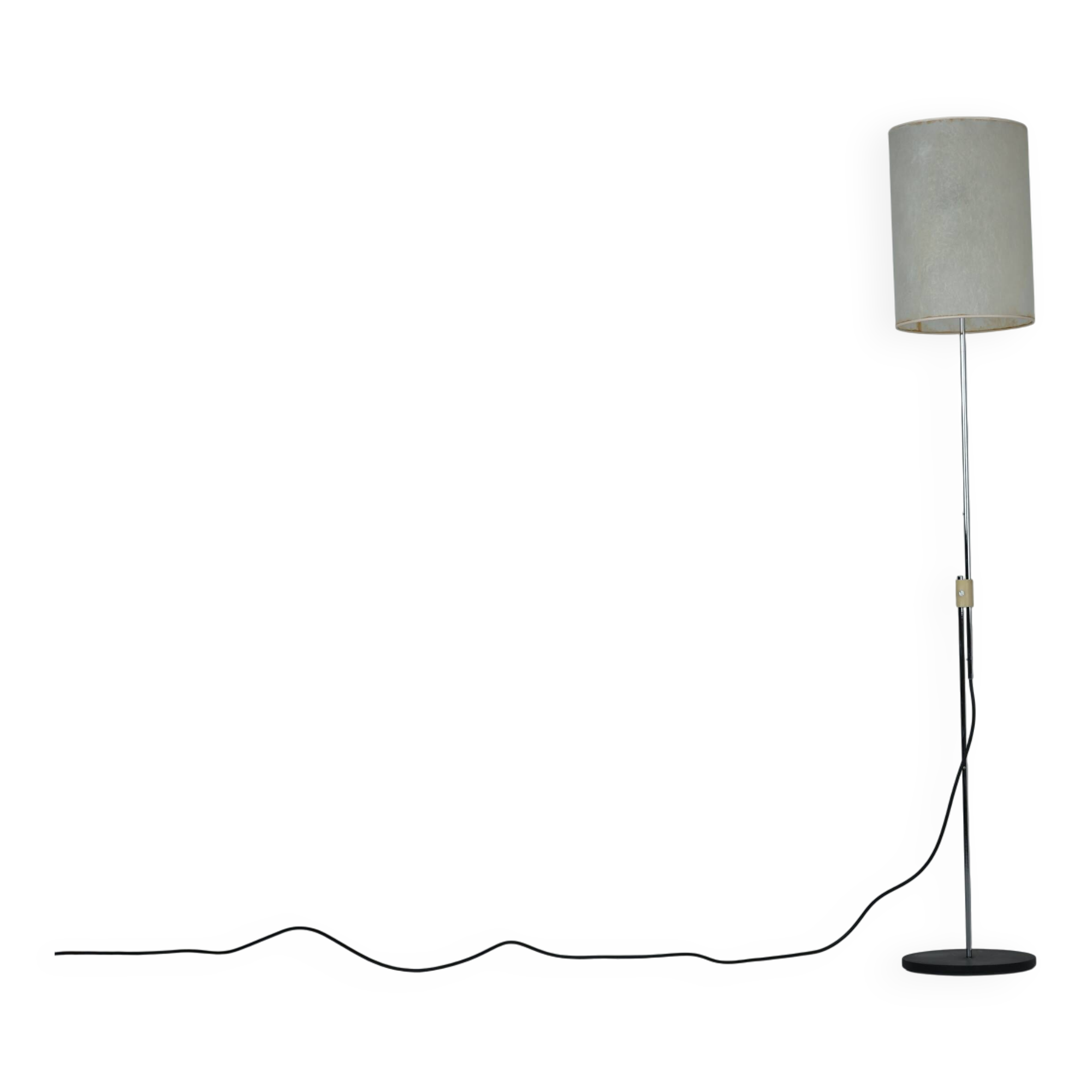 Height-adjustable floor lamp by Stiegler Marbach 1960s