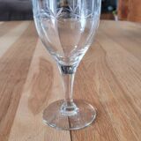 4 antique stemmed glasses