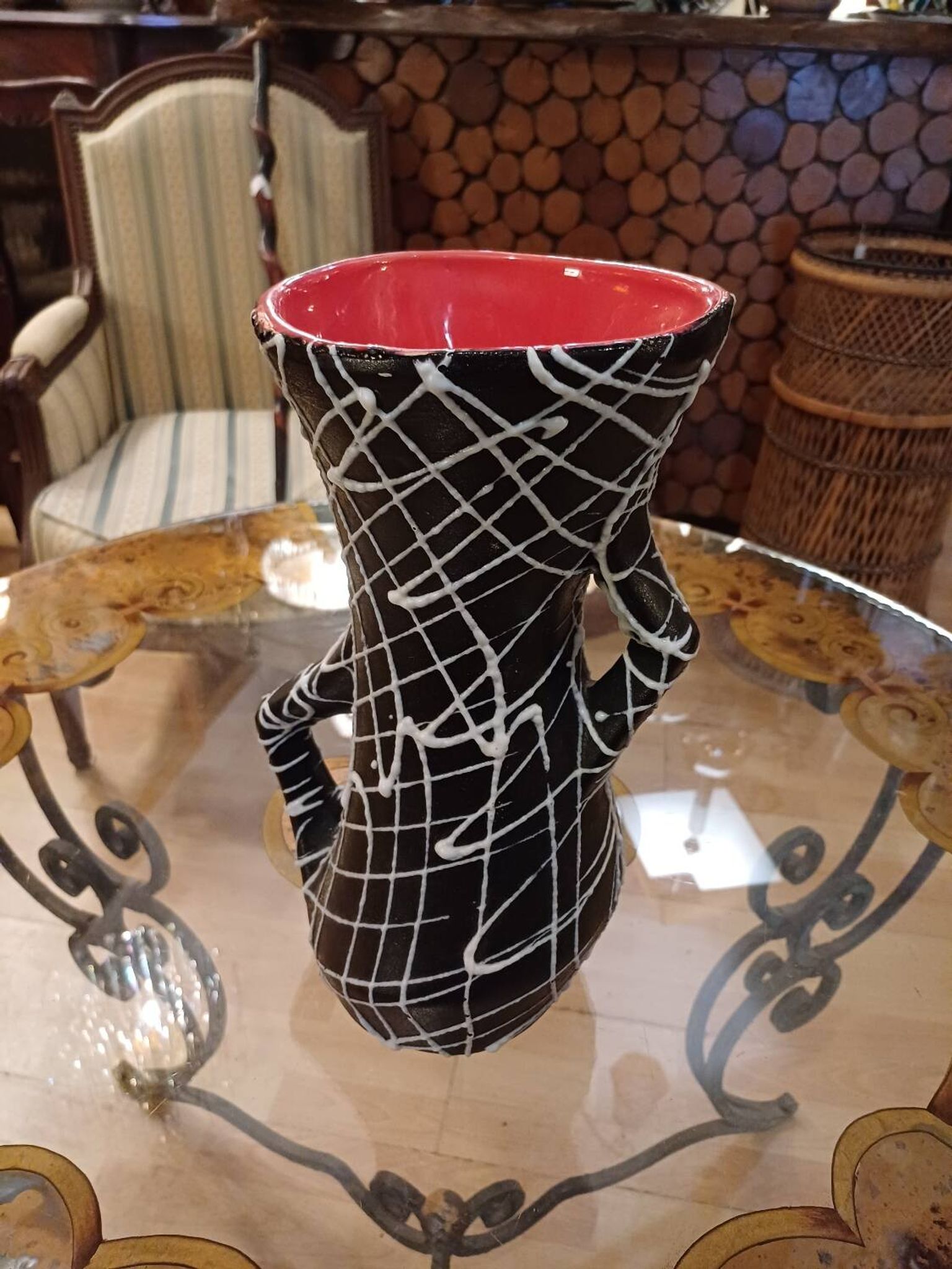 Vase en céramique Vallauris 1950-1960