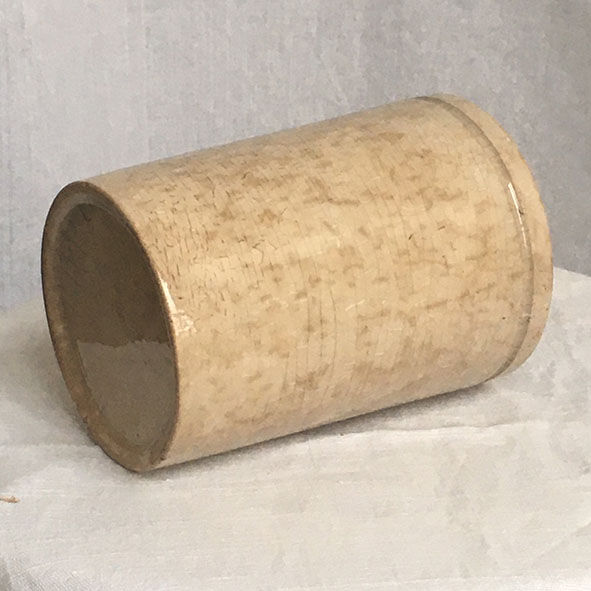 Cracked earthenware pot