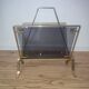 Magazine Rack Hollywood Regency Style - 70's