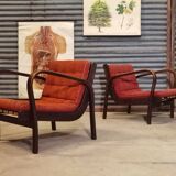 Pair of armchairs by Karel Kozelka and Antonin Kropacek