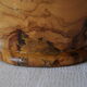Vase artisanal en bois tourné d'olivier vernis