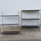Metal wall string shelves