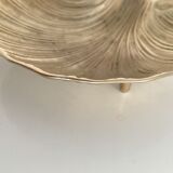 St. James shell ashtray in golden brass