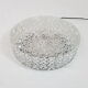 Ceiling light globe in cast glass and bakelite