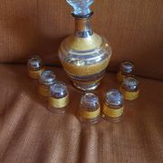 Service à liqueur vintage verrerie de Monaco