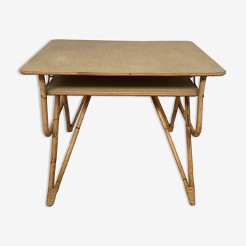 Rattan desk
