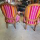 Pair of armchairs louis philippe medaillon walnut of the xix th century