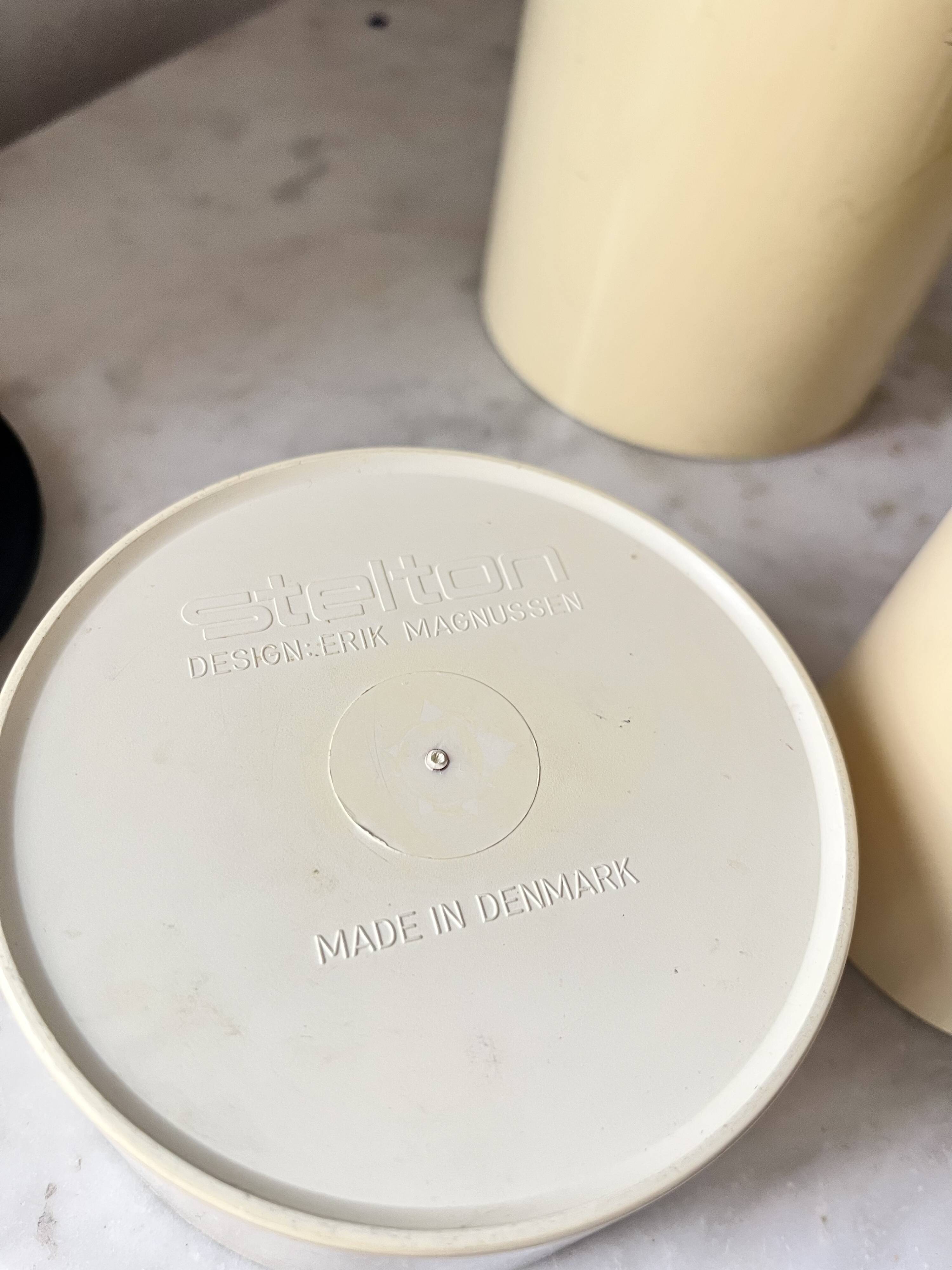 Vintage Set of EM77 Vacuum Jugs and thermos by Erik Magnussen for Stelton