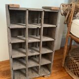 Old wooden bottle locker