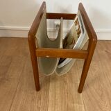 Scandinavian teak magazine rack