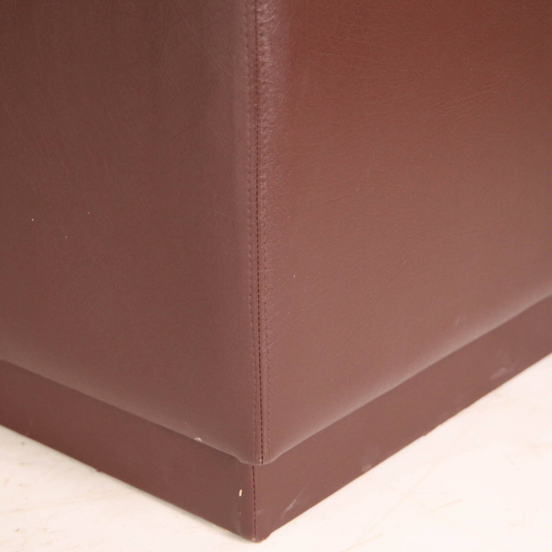 Modular leather sofa