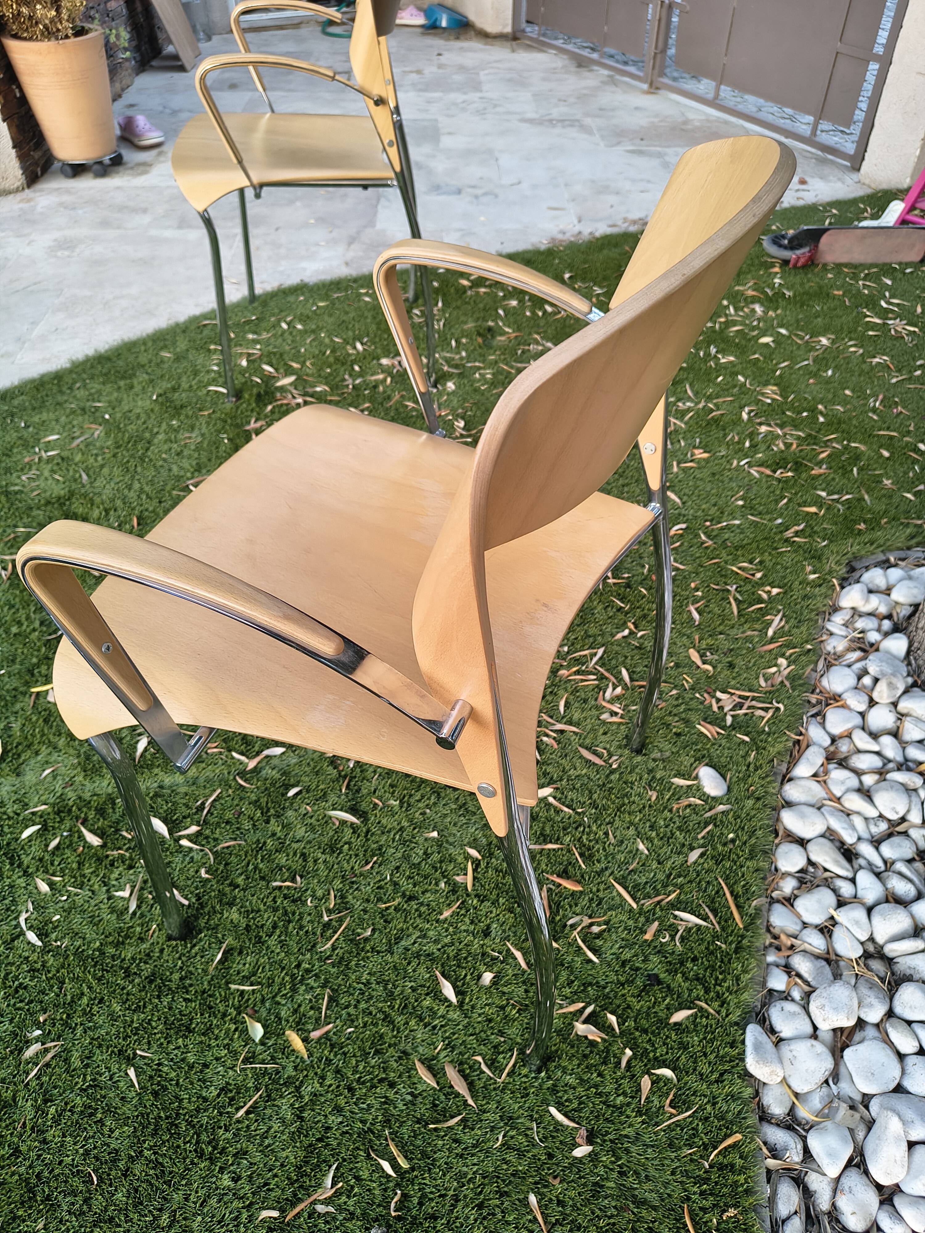 Lot de 3 chaise krijn
