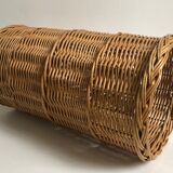 Umbrella holder, braided wicker