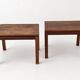 Side tables in rosewood, Denmark, 1960s, set of 2