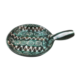 Pan caquelon ceramic Vallauris signed RP Robert Picault vintage year 70