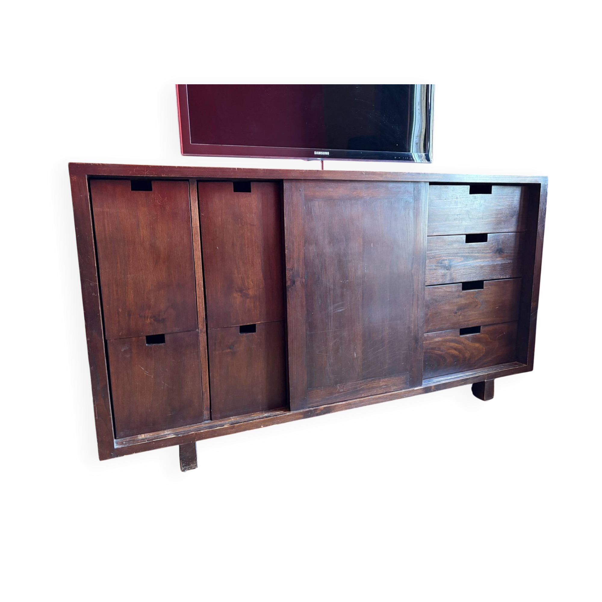 Buffet / TV unit in solid wood – Numerous storage options