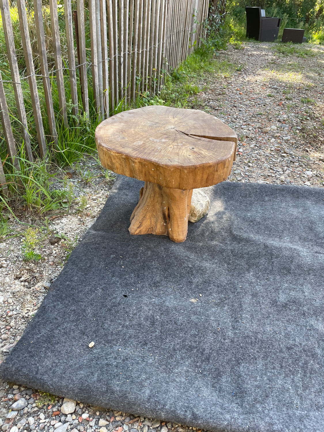 Olive wood table