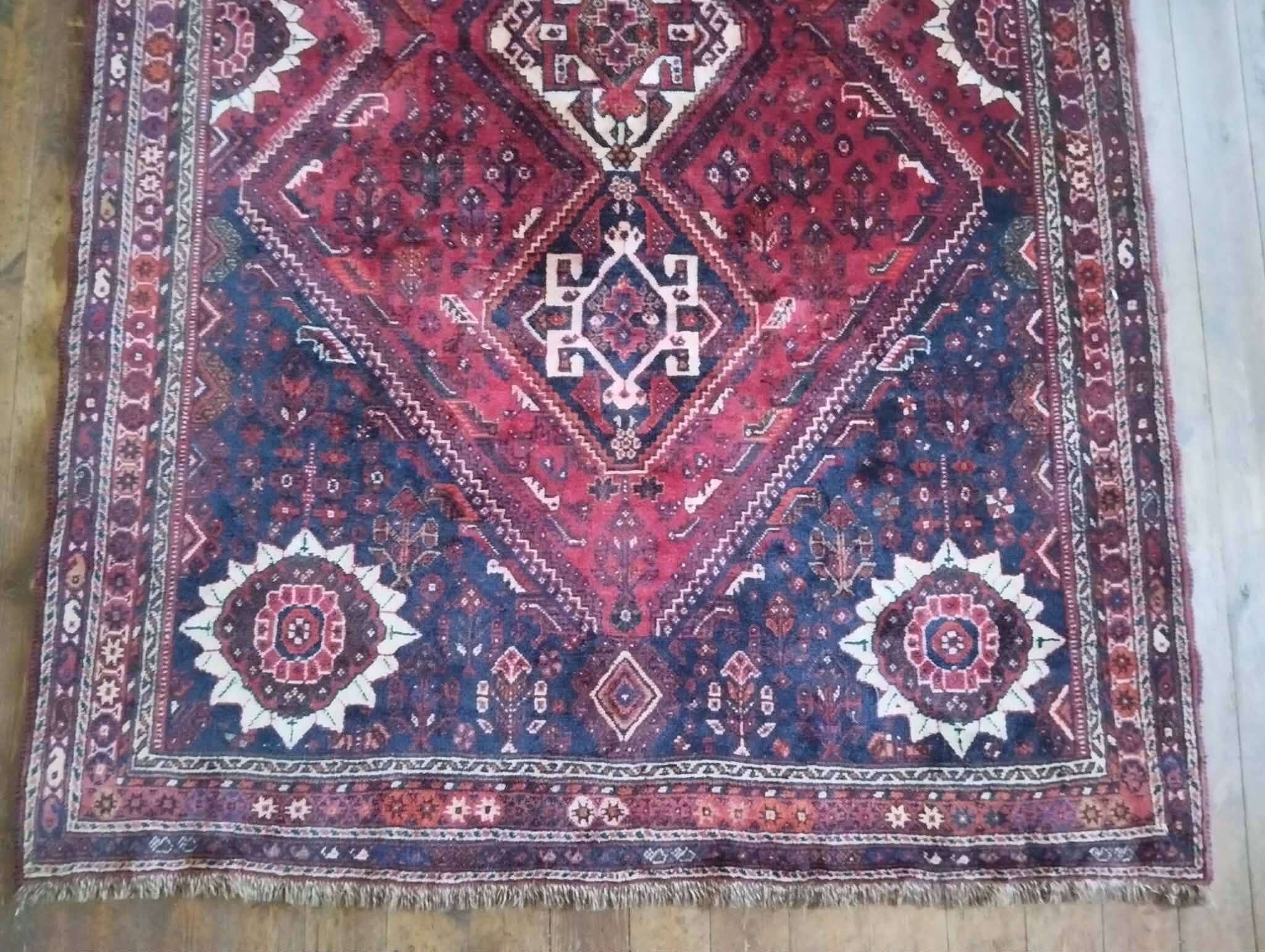 Persian Qashqai carpet handwoven 257x172cm