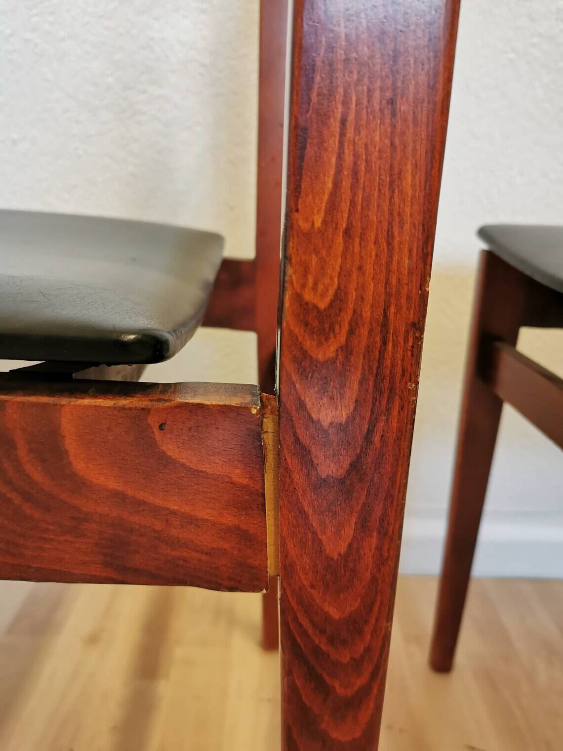 Set of 2 Vintage  Wooden Dining Chairs - Branko Ursic STOL Kamnik