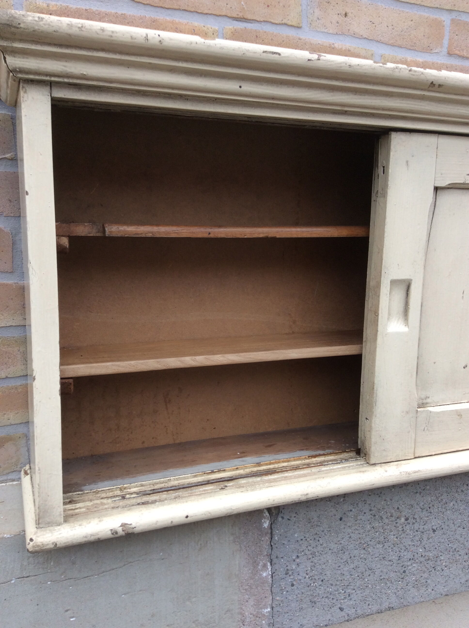 Vintage medical wall cabinet