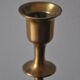 Pair of vintage Scandinavian brass candle holders