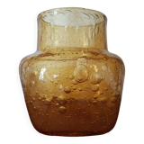 Vase en verre vintage