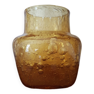 Vase en verre vintage