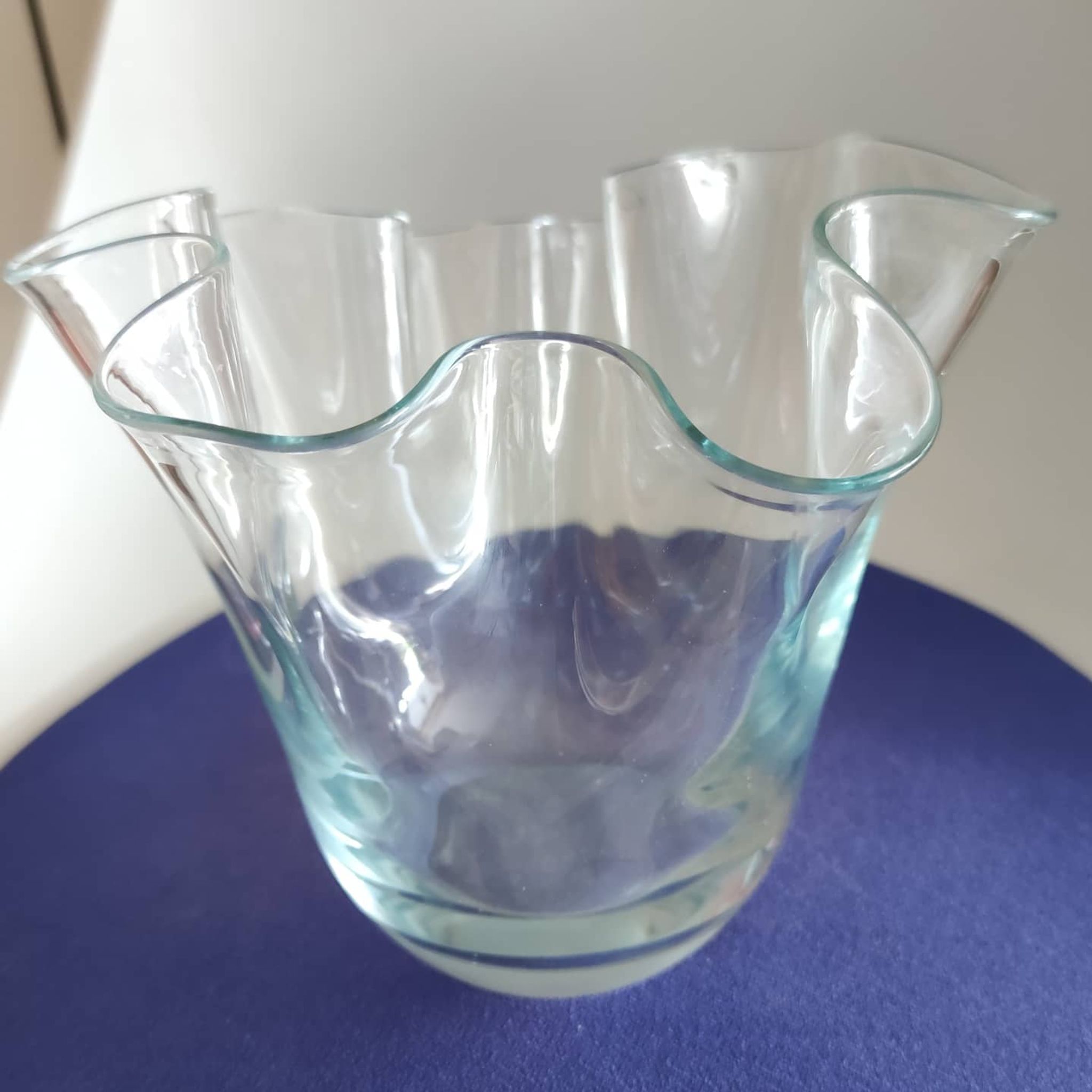 Crystal handkerchief vase, circa 1930