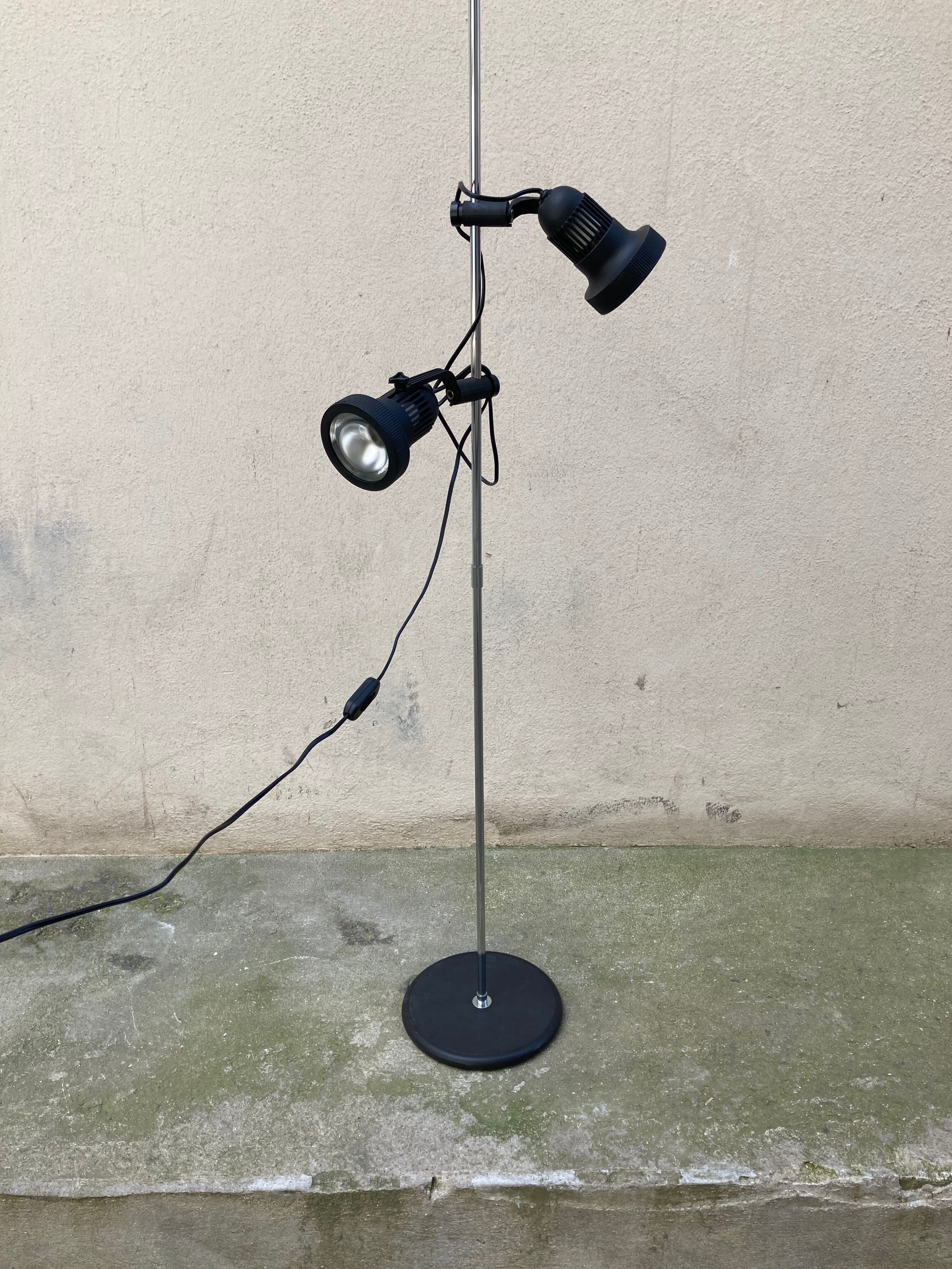 Double spot floor lamp 80s