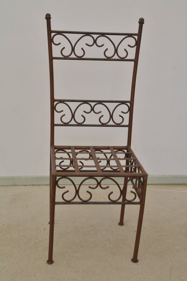 Chaises en fer forgé