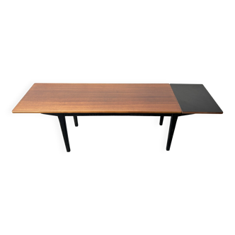 Table basse extensible moderne du milieu du siècle des années 1960 par Nathan