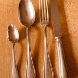 Ercuis silver plated cutlery set, 12 place settings, good condition