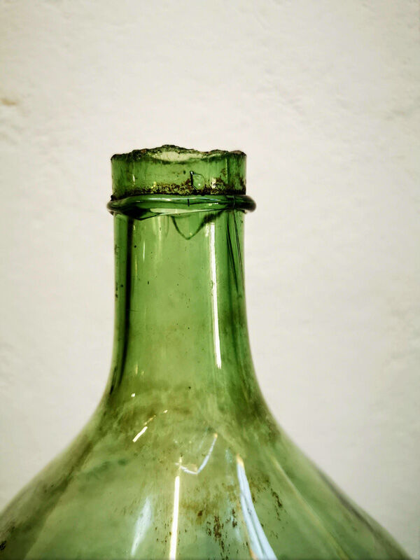 8 litre green demijohn