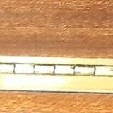 Box in silver and mahogany wood