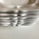 Set 6 plates in glazed earth with Moustiers godrons 1970