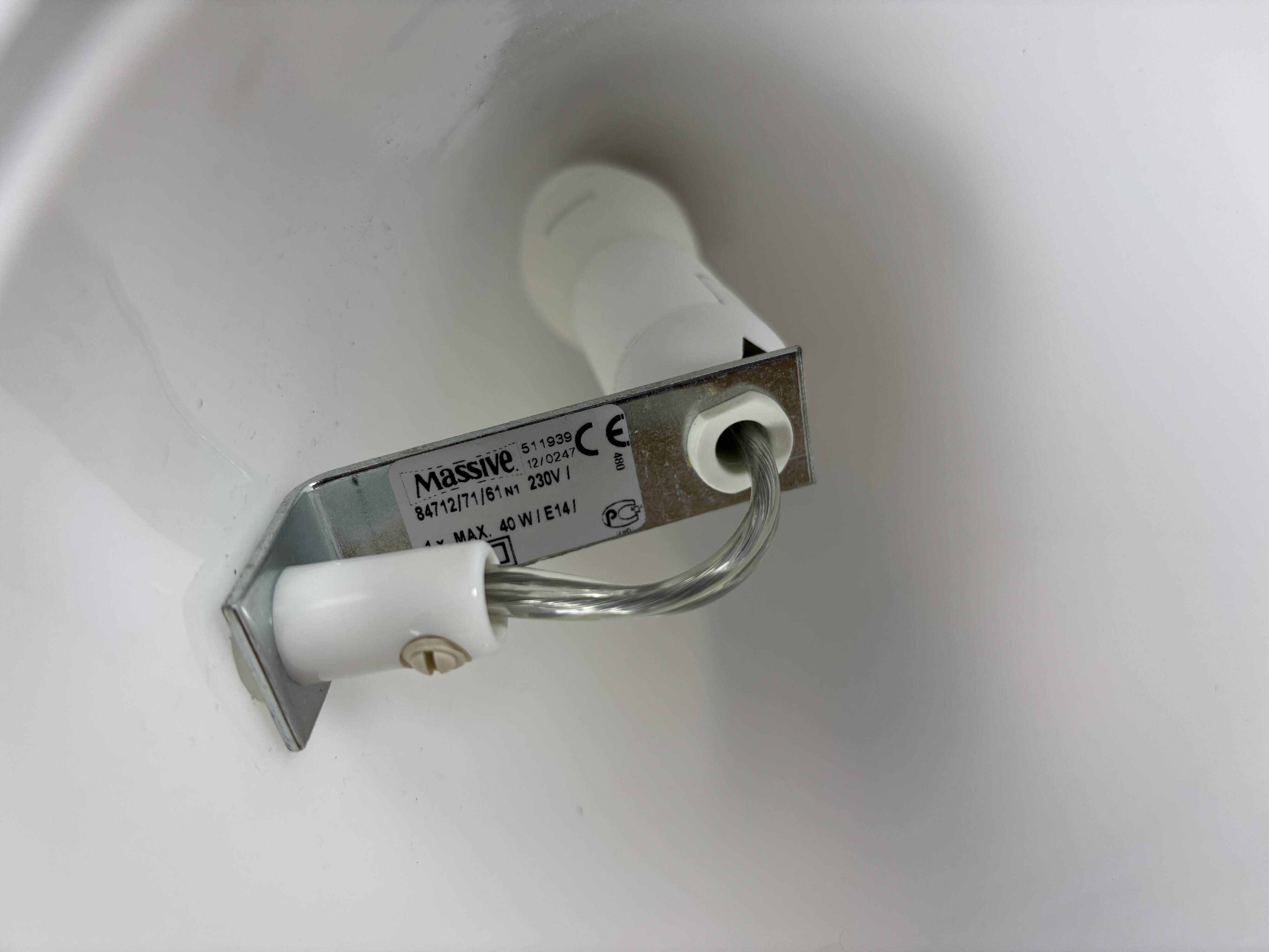 Vintage 80s Cone Teepee Lamp by Massive Belgium XL