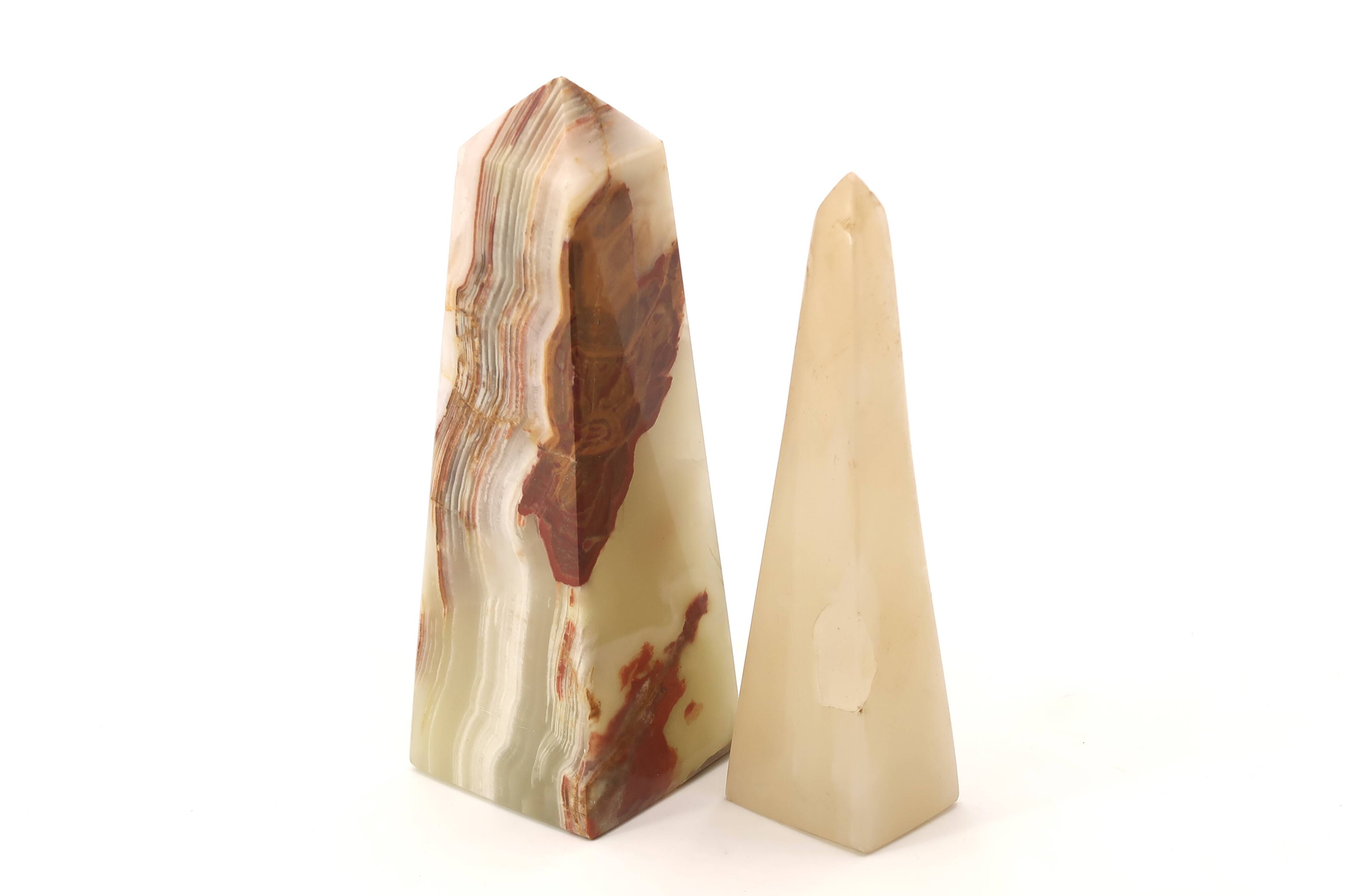 Stone obelisks paperweight, 1970s