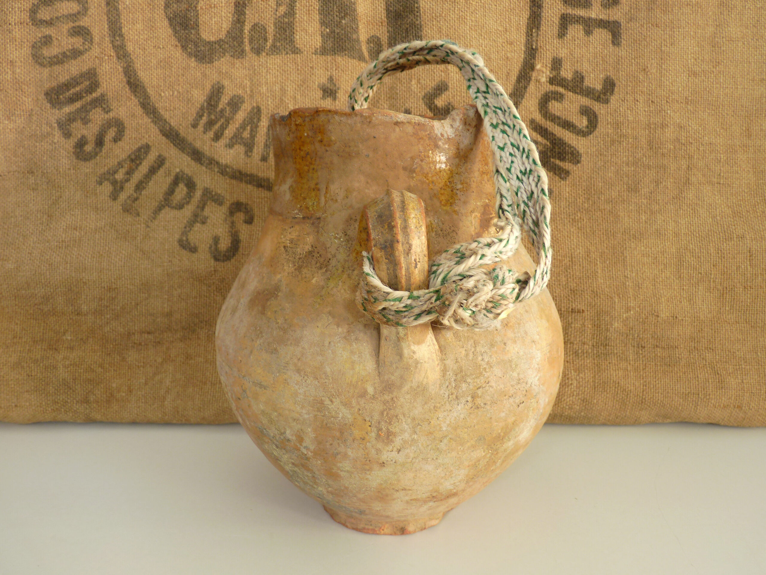 Terracotta pottery, pot for transporting milk, North Africa