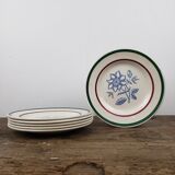 Dessert plates x6 - Gien, Amilly model