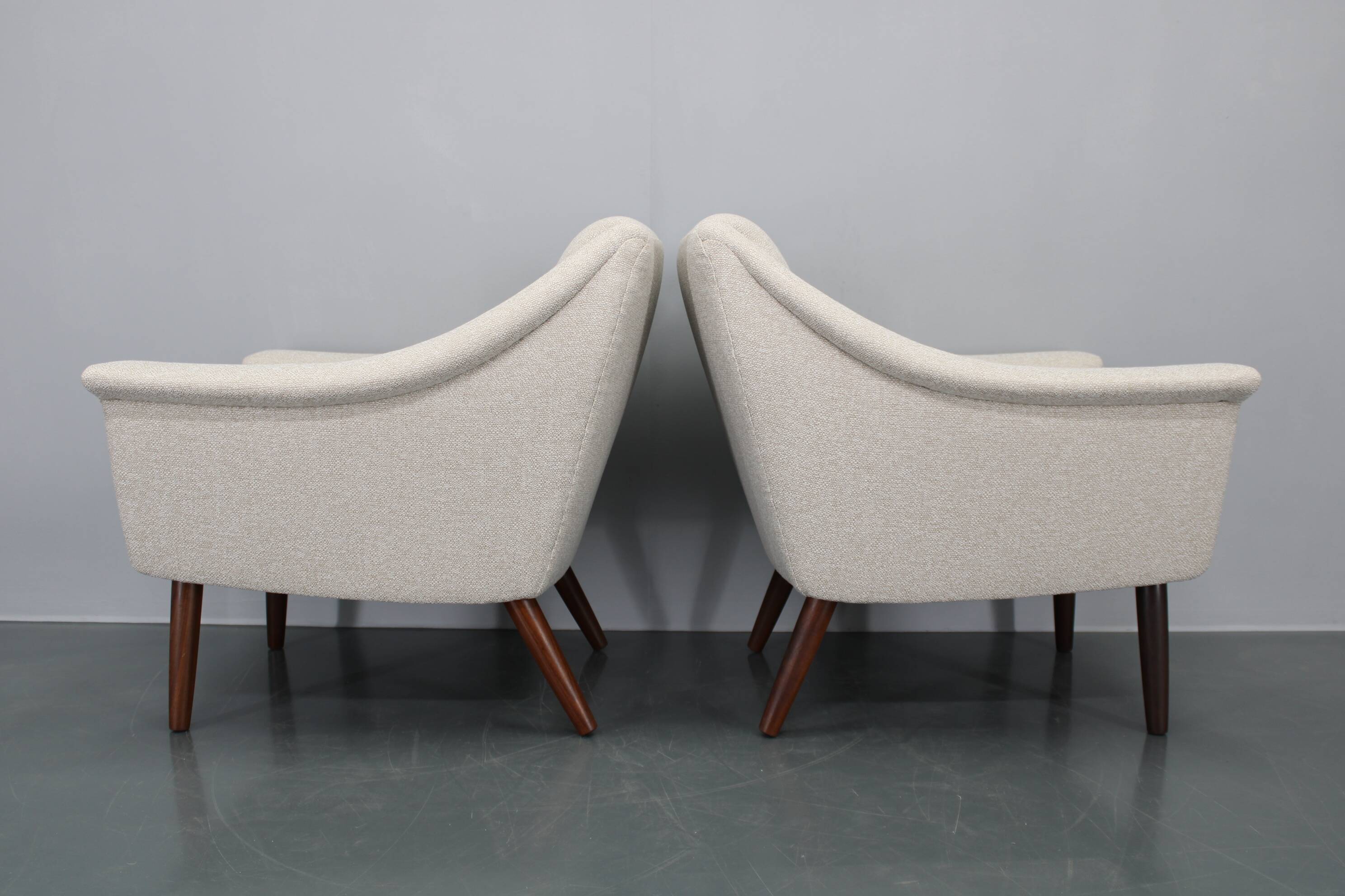 1960s Pair of Danish Restored Armchairs