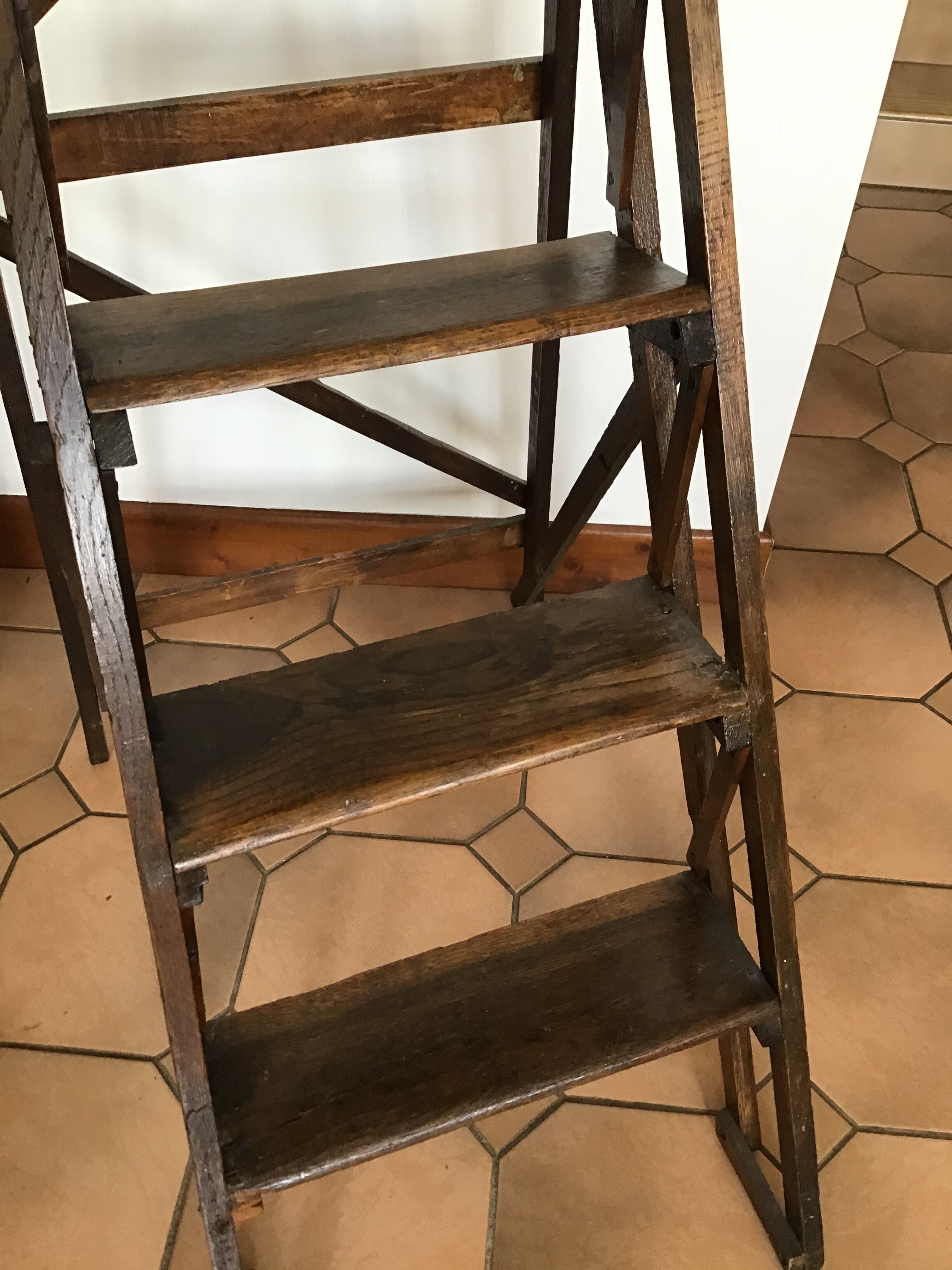 Old library stepladder
