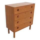 Scandinavian teak chest of drawers, Sweden, 1960