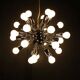 Sputnik chandelier in chrome metal, 24 lights