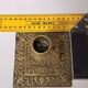 Antique Bronze Candlestick 19th Century Neo-Renaissance Style with Masks
