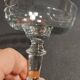 Coupes à champagne en verre Meisenthal modèle Mirabeau série de dix