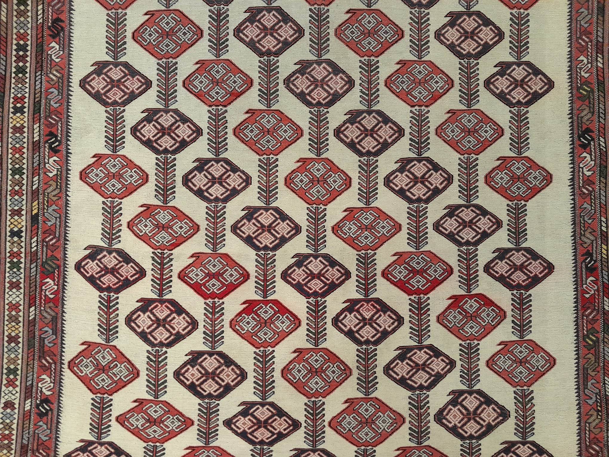 Kilim persian souzany afshar handmade 180x118cm