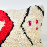 Colorful Moroccan carpet pillow 53x35cm