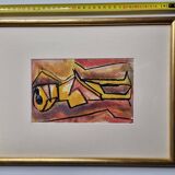 Expressionist portrait by Bernard Leijs, 1990